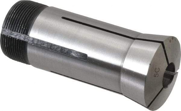 Interstate - 12 mm 5C Round Collet - 1.047-24 Internal Thread Size, Steel - Exact Tool & Supply