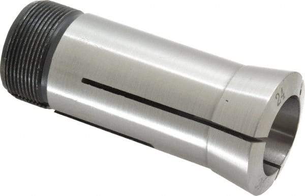 Interstate - 24 mm 5C Round Collet - 1.047-24 Internal Thread Size, Steel - Exact Tool & Supply