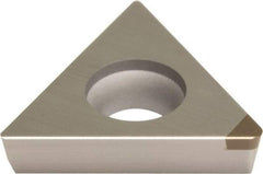 Sumitomo - NU-TPGD630.5 Grade BN250 PCBN Turning Insert - Uncoated, 60° Triangle, 3/16" Inscr Circle, 3/16" Thick, 0.0078" Corner Radius - Exact Tool & Supply