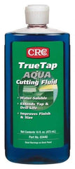 CRC - TrueTap Aqua, 16 oz Bottle Cutting Fluid - Water Soluble, For Drilling, Reaming, Sawing, Shearing, Tapping, Threading, Turning - Exact Tool & Supply