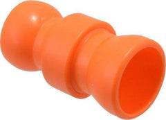 Loc-Line - 2 Piece, 1/2" ID Coolant Hose In-Line Valve - Female to Ball Connection, Acetal Copolymer Body, Unthreaded, Use with Loc-Line Modular Hose Systems - Exact Tool & Supply