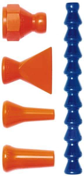 Loc-Line - 1/4" Hose ID, Coolant Hose Kit - For Loc-Line Modular Hose Systems - Exact Tool & Supply