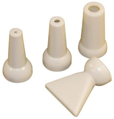 Cedarberg - 1/4" Hose Inside Diam x 1/16, 1/8, 1" (Flare), 1/4" (Round) Nozzle Diam, Coolant Hose Nozzle Kit - For Use with Snap-Loc Modular Hose System, 4 Pieces - Exact Tool & Supply