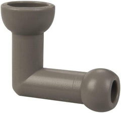 Cedarberg - 1/4" Hose Inside Diam, Coolant Hose Elbow - Female to Male, for Use with Snap Together Hose System, 2 Pieces - Exact Tool & Supply