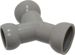 Cedarberg - 1/2" Hose Inside Diam, Coolant Hose Y-Fitting - Female to Female, for Use with Snap Together Hose System, 2 Pieces - Exact Tool & Supply