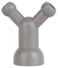 Cedarberg - 1/2" Hose Inside Diam, Coolant Hose Y-Fitting - For Use with Snap Together Hose System, 2 Pieces - Exact Tool & Supply