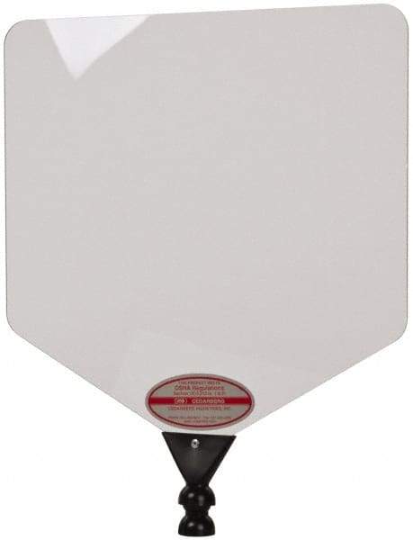 Cedarberg - 12 Inch Long x 12 Inch Wide Polycarbonate Replacement Shield - For Use With Opti Shield 8550-255 - Exact Tool & Supply