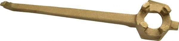Value Collection - Bronze Drum Plug Wrench - For Use with Most Drum Plugs - Exact Tool & Supply
