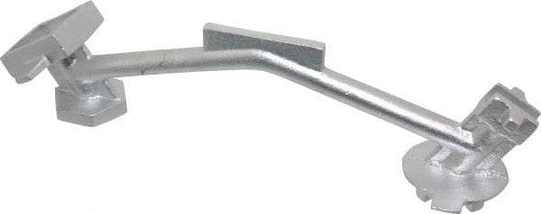 Value Collection - Cast Iron Drum Plug Wrench - For Use with Most Metal and Plastic Male and Female Plugs or Bung Nuts - Exact Tool & Supply