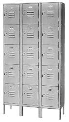 Lyon - 18 Door, 6 Tier, Locker - Exact Tool & Supply