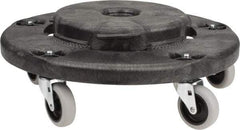 Rubbermaid - Round Polyethylene Twist-On Trash Can Dolly - Compatible with 20, 32, 44 & 55 Gal Containers, Compatible with Brute 2620, 2632, 2643, 2655 - Exact Tool & Supply