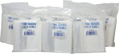 Value Collection - 5 x 8", 2 mil Self-Seal Polybags - Regular-Duty with White Marking Block - Exact Tool & Supply