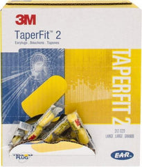 3M - Disposable, Uncorded, 32 dB Earplugs - Yellow, 200 Pairs - Exact Tool & Supply