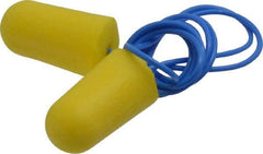 3M - Disposable, Corded, 32 dB Earplugs - Yellow, 200 Pairs - Exact Tool & Supply