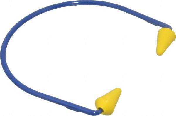 3M - Reusable, Banded, 20 dB, Cone Earplugs - Yellow - Exact Tool & Supply