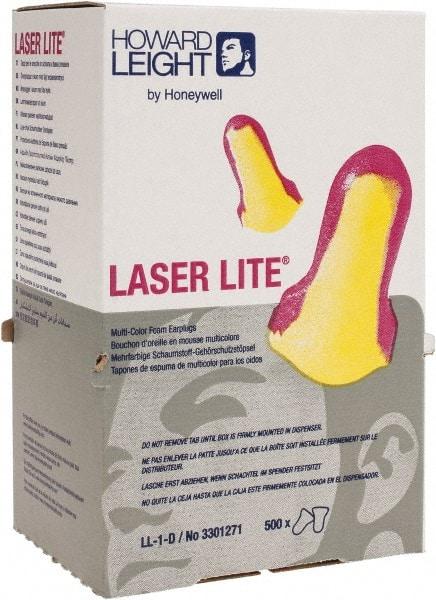 Howard Leight - Disposable Earplug Refill with 32 dB Earplugs - Magenta & Yellow Earplugs, 500 Pairs - Exact Tool & Supply