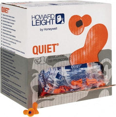 Howard Leight - Reusable, Corded, 26 dB, Taper Flare Earplugs - Orange, 100 Pairs - Exact Tool & Supply