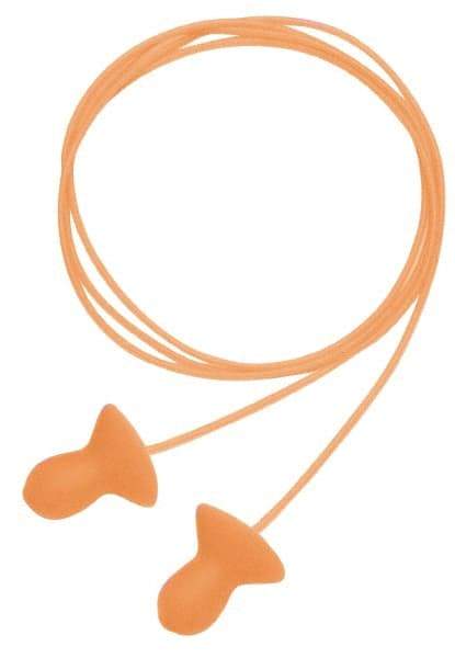 Howard Leight - Reusable, Corded, 26 dB, Taper Flare Earplugs - Orange, 50 Pairs - Exact Tool & Supply