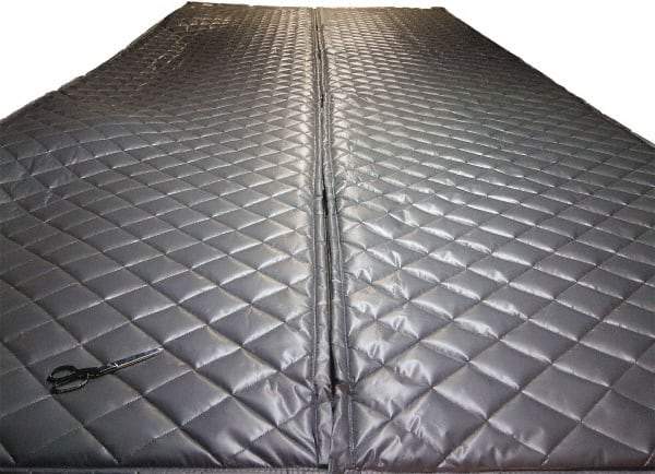 Singer Safety - 8' Long x 48" Wide, Fiberglass Panel - ASTM E-84 Specification, Metallic Gray - Exact Tool & Supply