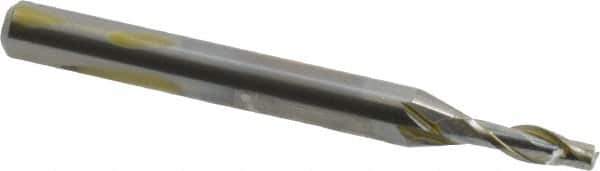 OSG - 2.5mm, 8mm LOC, 4mm Shank Diam, 40mm OAL, 2 Flute, Solid Carbide Square End Mill - Single End, Uncoated, Spiral Flute, 30° Helix, Centercutting, Right Hand Cut, Right Hand Flute, Series 8120 - Exact Tool & Supply