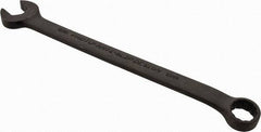 Proto - 15mm 12 Point Offset Combination Wrench - 15° Offset Angle, 9-5/32" OAL, Steel, Black Finish - Exact Tool & Supply