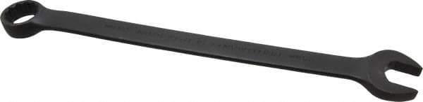 Proto - 24mm 12 Point Combination Wrench - 15° Offset Angle, 12-7/8" OAL, Steel, Black Finish - Exact Tool & Supply