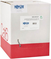 Tripp-Lite - Cat6, 24 AWG, 8 Wires, 550 MHz, Unshielded Network & Ethernet Cable - Gray, PVC, 1,000' OAL - Exact Tool & Supply