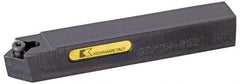 Kennametal - SCMC, Neutral Cut, 0° Lead Angle, 5/8" Shank Height x 5/8" Shank Width, Neutral Rake Indexable Turning Toolholder - 4" OAL, CC..32.5. Insert Compatibility, Series Screw-On - Exact Tool & Supply