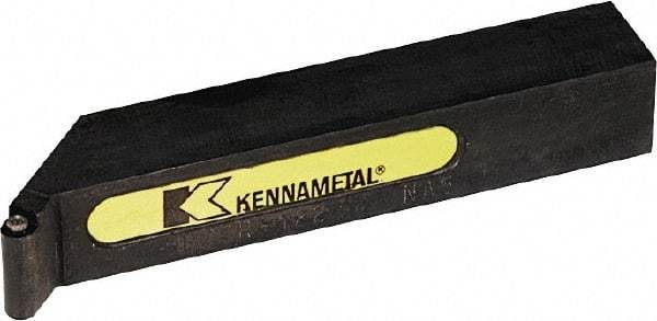 Kennametal - SRGC, Left Hand Cut, 16mm Shank Height x 16mm Shank Width, Neutral Rake Indexable Turning Toolholder - 100mm OAL, RC..10T3M0 Insert Compatibility, Series Screw-On - Exact Tool & Supply