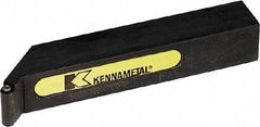 Kennametal - SRGC, Left Hand Cut, 16mm Shank Height x 16mm Shank Width, Neutral Rake Indexable Turning Toolholder - 100mm OAL, RC..10T3M0 Insert Compatibility, Series Screw-On - Exact Tool & Supply