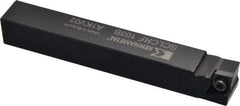 Kennametal - SCLC, Right Hand Cut, 5° Lead Angle, 5/8" Shank Height x 5/8" Shank Width, Neutral Rake Indexable Turning Toolholder - 4-1/2" OAL, CC..32.5. Insert Compatibility, Series Screw-On - Exact Tool & Supply