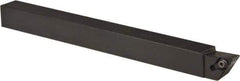 Kennametal - SDJC, Right Hand Cut, 3° Lead Angle, 1/2" Shank Height x 1/2" Shank Width, Neutral Rake Indexable Turning Toolholder - 6" OAL, DC..21.5. Insert Compatibility, Series Screw-On - Exact Tool & Supply