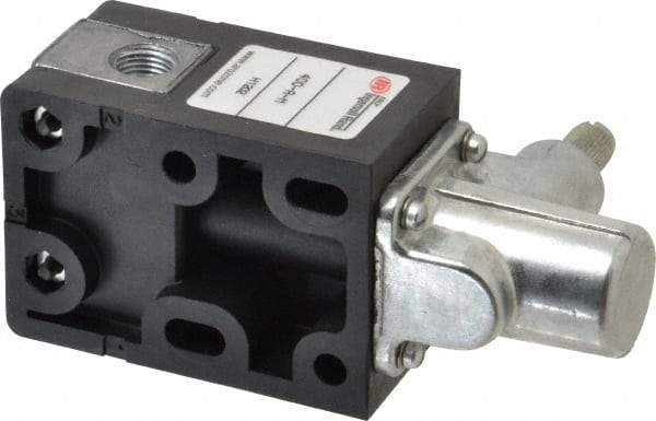 ARO/Ingersoll-Rand - 0.195 CV Rate & 7.5 CFM 3 Way Air Valve - One-Way Clockwise, Spring Return, 150 Max psi - Exact Tool & Supply