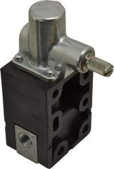 ARO/Ingersoll-Rand - 0.195 CV Rate & 7.5 CFM 3 Way Air Valve - Clockwise & Counterclockwise, Spring Return, 150 Max psi - Exact Tool & Supply