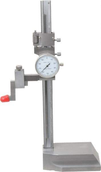 Value Collection - 6" Stainless Steel Dial Height Gage - 0.001" Graduation, Dial Display - Exact Tool & Supply