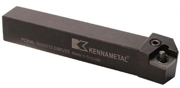 Kennametal - PCKN, Left Hand Cut, 15° Lead Angle, 25mm Shank Height x 25mm Shank Width, Negative Rake Indexable Turning Toolholder - 150mm OAL, CN..1204.. Insert Compatibility, Series Kenlever - Exact Tool & Supply