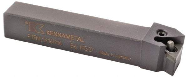 Kennametal - PCLN, Left Hand Cut, 5° Lead Angle, 40mm Shank Height x 40mm Shank Width, Negative Rake Indexable Turning Toolholder - 250mm OAL, CN..1906.. Insert Compatibility, Series Kenlever - Exact Tool & Supply