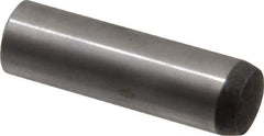 Value Collection - 10mm Diam x 35mm Pin Length Alloy Steel Standard Dowel Pin - C 58-62 Hardness, 37,100 Lb Breaking Strength, 1 Rounded End - Exact Tool & Supply