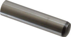 Value Collection - 10mm Diam x 45mm Pin Length Alloy Steel Standard Dowel Pin - C 58-62 Hardness, 37,100 Lb Breaking Strength, 1 Rounded End - Exact Tool & Supply