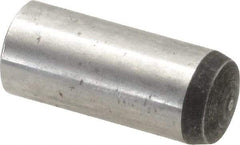 Value Collection - 12mm Diam x 30mm Pin Length Alloy Steel Standard Dowel Pin - C 58-62 Hardness, 53,400 Lb Breaking Strength, 1 Rounded End - Exact Tool & Supply