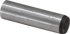 Value Collection - 12mm Diam x 45mm Pin Length Alloy Steel Standard Dowel Pin - C 58-62 Hardness, 53,400 Lb Breaking Strength, 1 Rounded End - Exact Tool & Supply