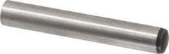 Value Collection - 12mm Diam x 80mm Pin Length Alloy Steel Standard Dowel Pin - C 58-62 Hardness, 53,400 Lb Breaking Strength, 1 Rounded End - Exact Tool & Supply