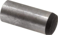 Value Collection - 16mm Diam x 40mm Pin Length Alloy Steel Standard Dowel Pin - C 58-62 Hardness, 94,900 Lb Breaking Strength, 1 Rounded End - Exact Tool & Supply