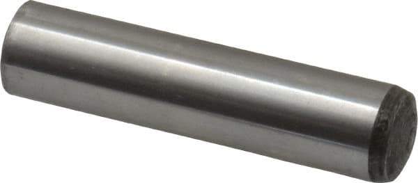 Value Collection - 16mm Diam x 70mm Pin Length Alloy Steel Standard Dowel Pin - C 58-62 Hardness, 94,900 Lb Breaking Strength, 1 Rounded End - Exact Tool & Supply