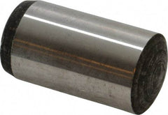 Value Collection - 25mm Diam x 50mm Pin Length Alloy Steel Standard Dowel Pin - C 58-62 Hardness, 232,000 Lb Breaking Strength, 1 Rounded End - Exact Tool & Supply