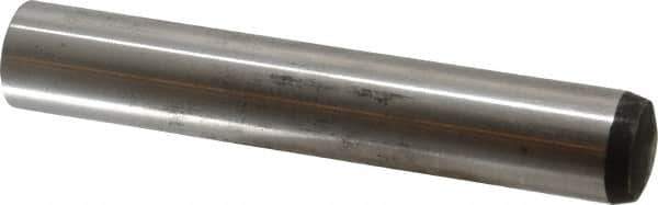 Value Collection - 25mm Diam x 150mm Pin Length Alloy Steel Standard Dowel Pin - C 58-62 Hardness, 232,000 Lb Breaking Strength, 1 Rounded End - Exact Tool & Supply