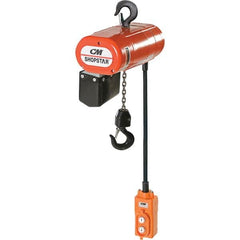 CM - 1,000 Lb Capacity 6 FPM Lift Speed 115V Electric Chain Hoist - Exact Tool & Supply