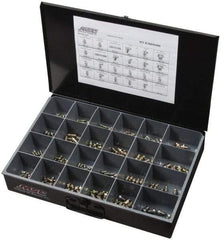 Value Collection - 250 Piece, Inch, Steel Grease Fitting Set - Exact Tool & Supply