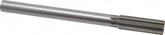 Made in USA - 0.878" High Speed Steel 8 Flute Chucking Reamer - Exact Tool & Supply