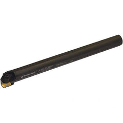 Tool-Flo - A-FLSR, Internal, Right Hand, 0.29" Max Depth of Cut, Indexable Grooving Tool Holder - FLFD-3RI Insert Compatibility, 1" Shank Width, 12" OAL, Through Coolant - Exact Tool & Supply